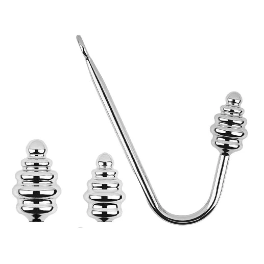 8826 Set Anal GreatBenefit Screw-in Hook Ribbed 0809